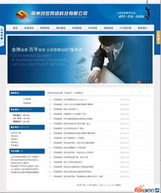 ASP精品 一款藍色漂亮的網絡科技公司源碼，助力技術開發新高度